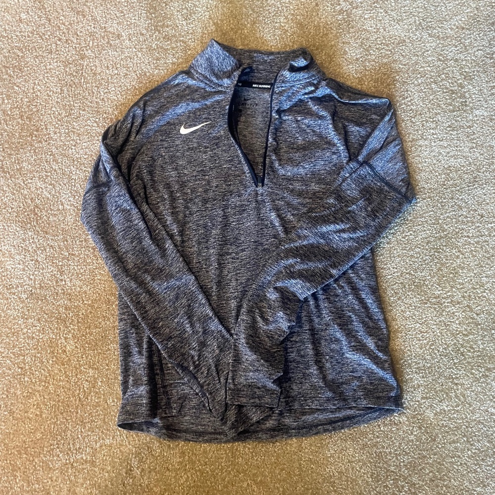 nike running quarter zip